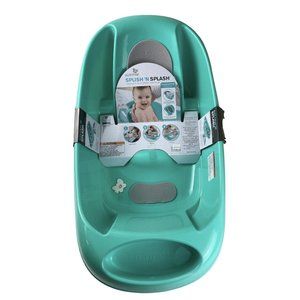 Summer Splish 'n Splash Newborn to Toddler Tub (Aqua) - 3-Stage Tub